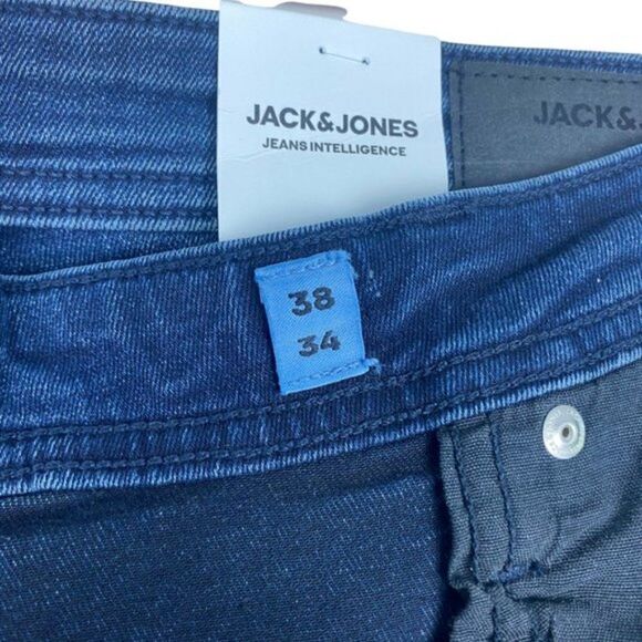 JACK & JONES Men's Blue Denim 812 Glenn Slim Original Jeans US 38 X 34 - Picture 12 of 13